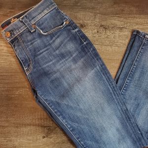 7 For All Mankind Slim Straight Denim Blue Jeans